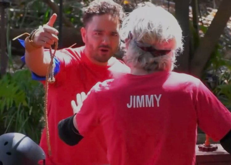 Adam Thomas le grita a Jimmy Bullard en explosiva pelea en 'I'm A Celebrity: South Africa' (ITV)