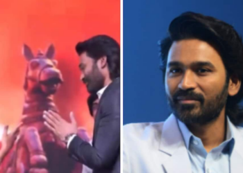 MIRAR: Un fan toca los pies de Dhanush en un evento y genera un debate sobre "¿Por qué los actores deberían ser tratados como dioses?"