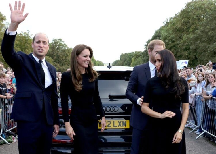 Prince William, Kate Middleton, Prince Harry and Meghan Markle