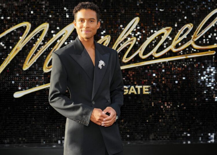 Jaafar Jackson llega al estreno de