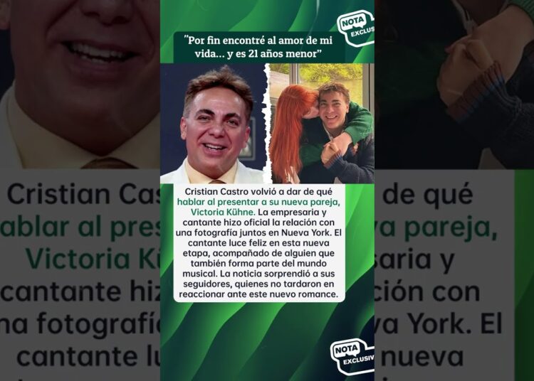 😍 Cristian Castro presume nuevo amor y aparece romántico en Nueva York