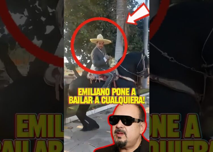 Emiliano Aguilar le Enseño a Bailar a Su Caballo Con Su Canción