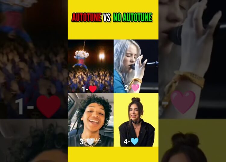 AUTOTUNE VS NO AUTOTUNE #shorts #music #viral