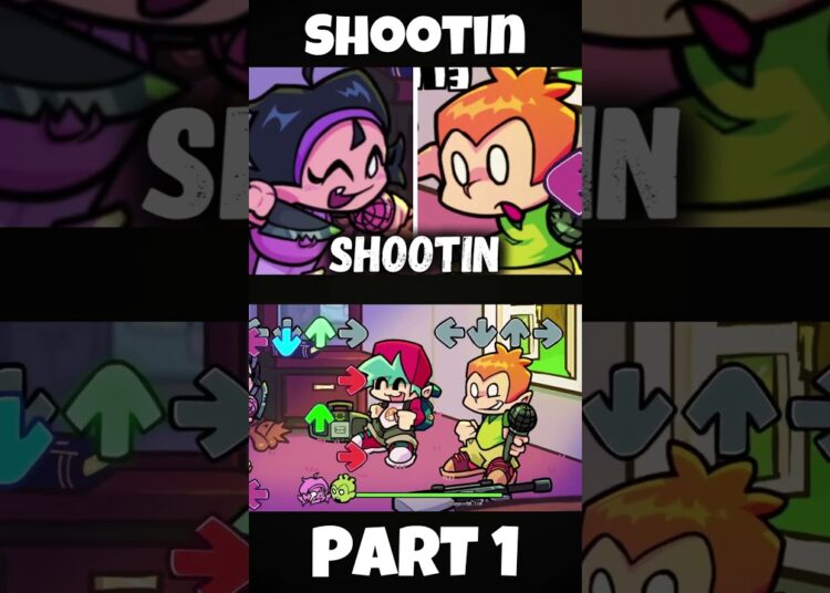 FNF – Shootin: Reimagined [PART 1] [Gossip retake] (FNF MOD) #shorts