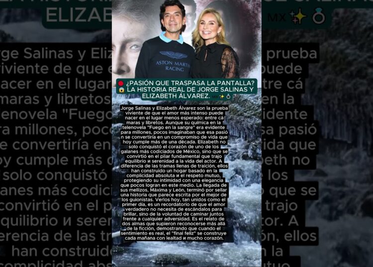🔴 ¿Amor o ficción? 💍 La verdad tras el matrimonio de Jorge Salinas y Elizabeth Álvarez.