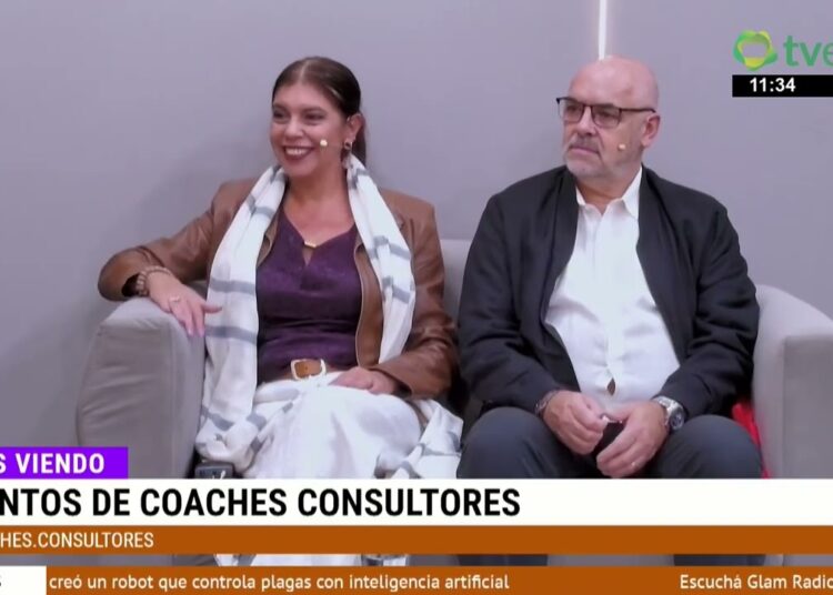 FERNANDA BUSTOS GONZALEZ Y JORGE CROSETTI de COACHES CONSULTORES con los eventos que se vienen