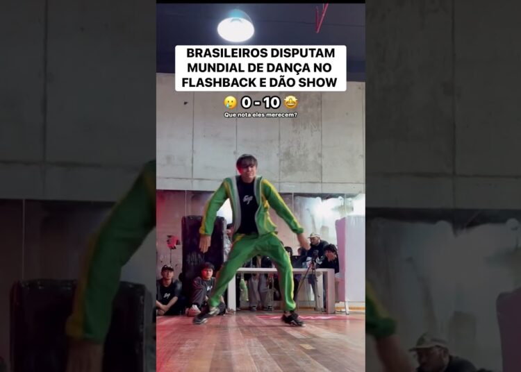 Brasileiros disputa mundial de dança no Flashback e dão show 🪩 #eurodance #flashback #fy