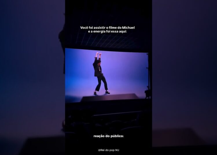 O cinema virou SHOW no filme de Michael Jackson