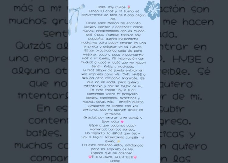 🩵Soy la misma chica de “El Show De Chloe”🩵