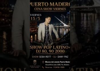 ESTE VIERNES HAY CENA SHOW EN EL MUSEO DEL JAMÓN PUERTO MADERO!!➡