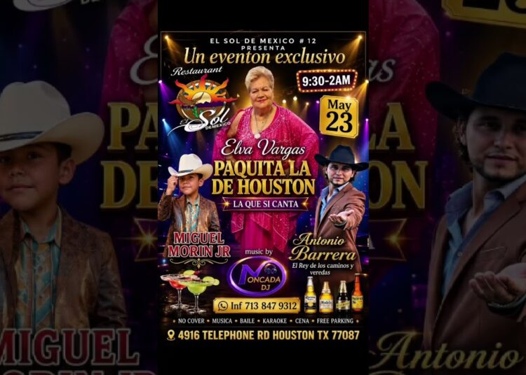 EL Show DE PAQUITA LA DE Houston OFICIAL Con Luis Huerta