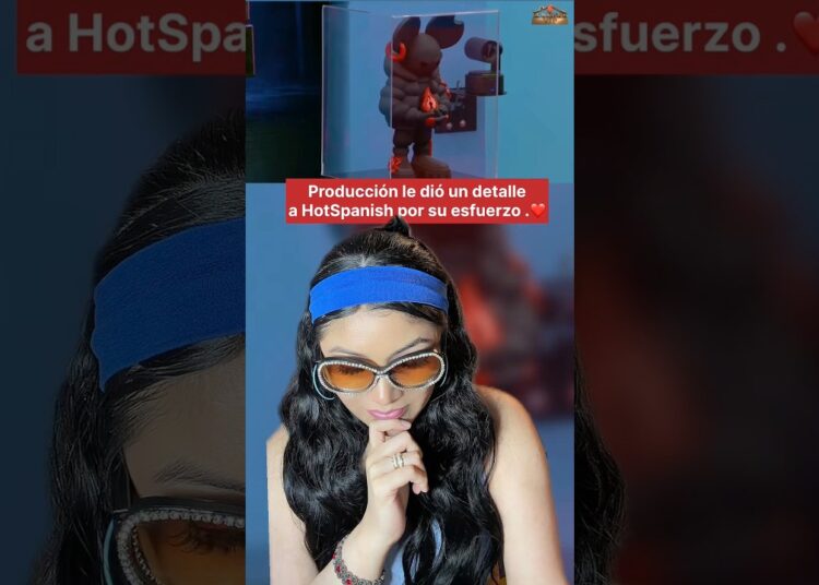 Producción le dió un detalle a HotSpanish por su esfuerzo . ❤️🥹 #hotspanish #lamansionVIP