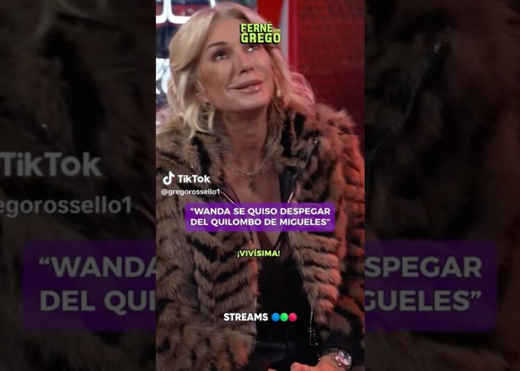 Wanda se lavó las manos 🙌🏻#wandanara #yaninalatorre #chismes
