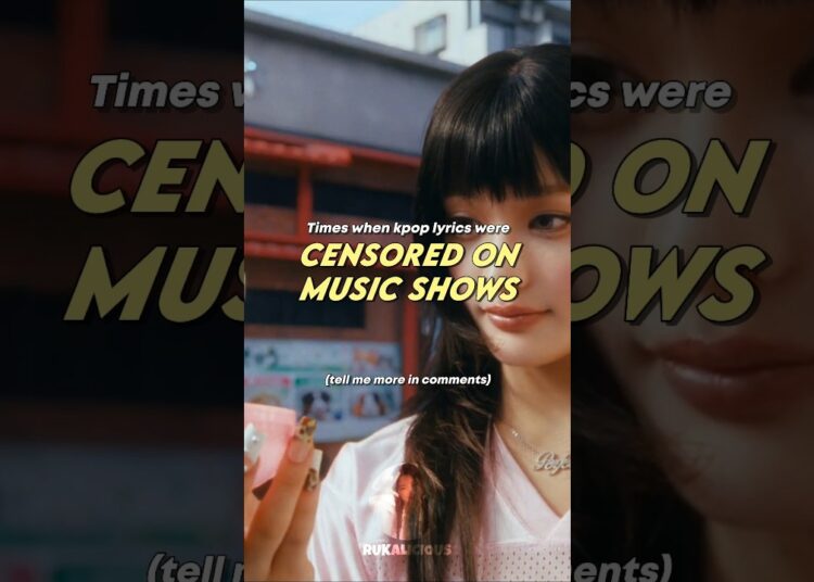 censored kpop lyrics on music shows #kpop#shorts#kpopshorts#kpopdance#viral#fyp#illit#lesserafim#fyp