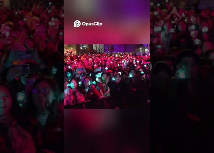 BTS 콘서트, 팬들의 함성으로 밤하늘을 밝히다!