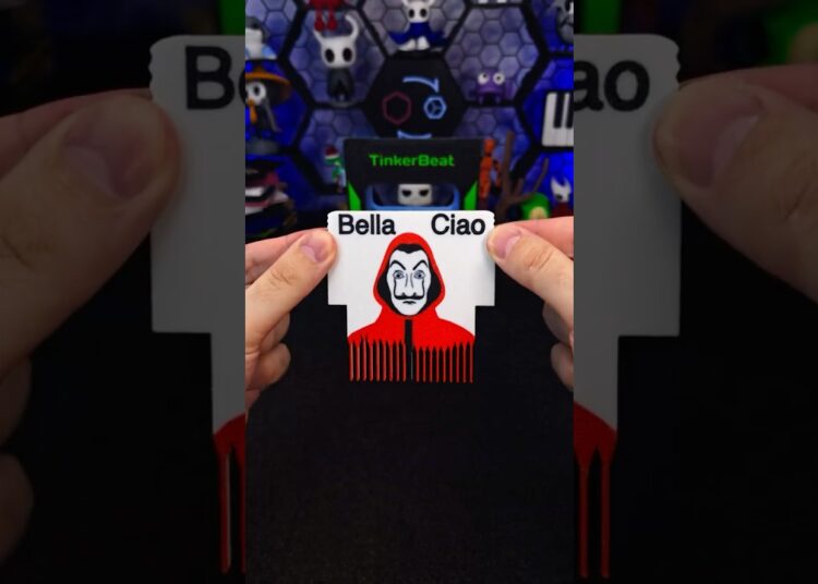 Bella Ciao (Money Heist) hits different! 🎭 TinkerBeat Music Box ASMR Satisfying