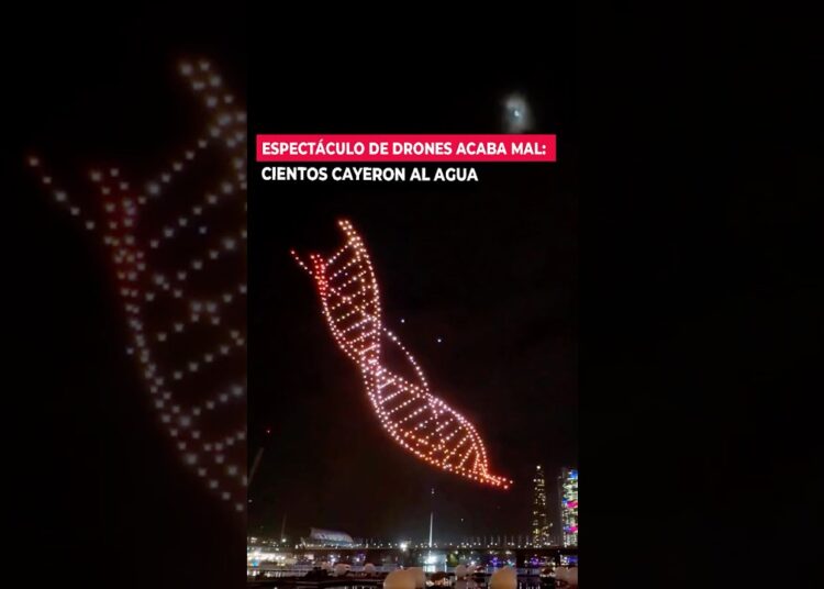 🚨 Caos en el festival Vivid Sydney 😰💥: cerca de 89 drones cayeron al agua