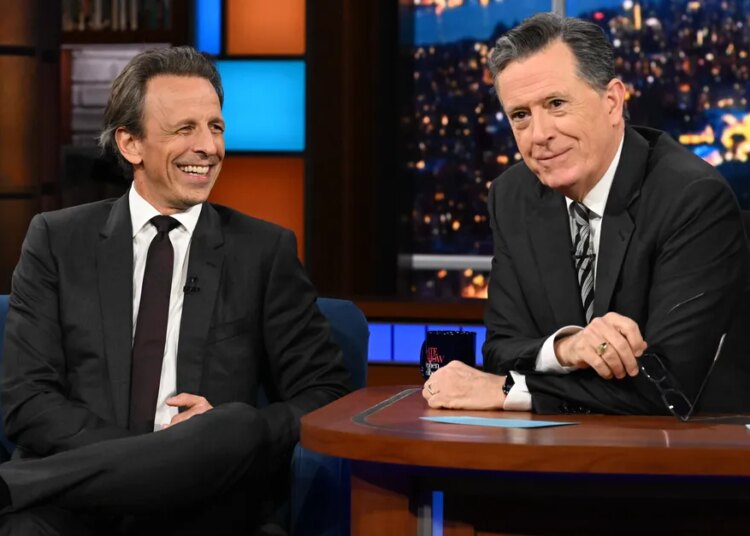 'A Very Sad Week': Seth Meyers Opens Up About Colbert's Exit From Late-Night TV