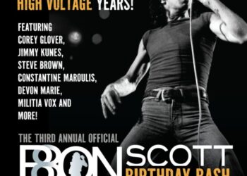 AC/DC – Eventos tributo potencian la celebración del 80 cumpleaños de BON SCOTT