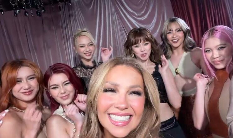 BINI meets Mexican singer Thalia