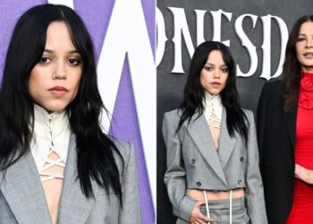 El traje McQueen de Jenna Ortega aporta un toque gótico al “miércoles” FYSEE