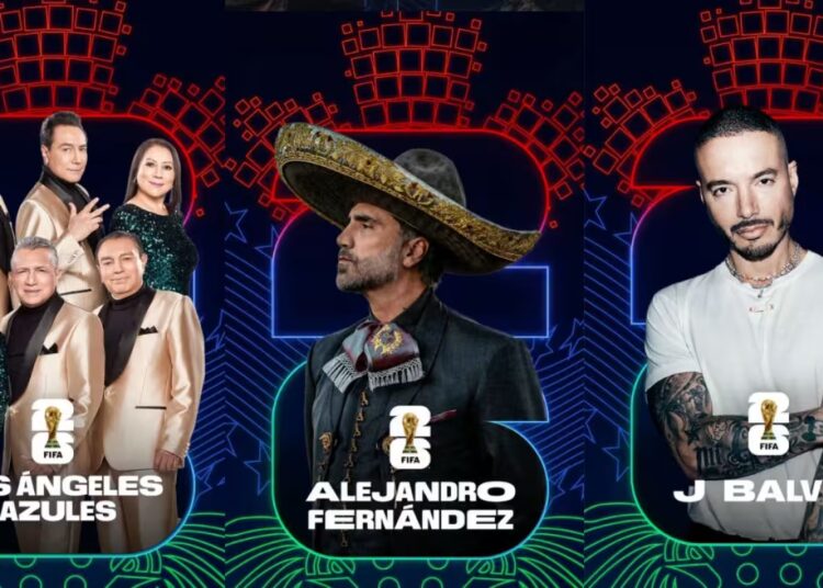 Ellos son los cantantes que van a estar en la Inauguración del Mundial 2026 en México