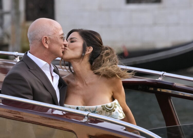 Estas son las celebridades que asistirán a la boda de Jeff Bezos en Venecia