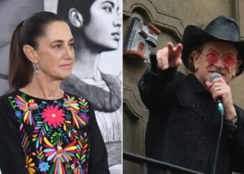 Fans de U2 piden concierto masivo en el Zócalo, mientras Claudia Sheinbaum se reúne con la banda en el teatro Hidalgo