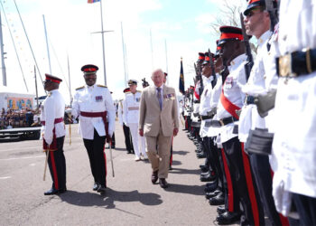 King visita las Bermudas el 1 de mayo de 2026 1