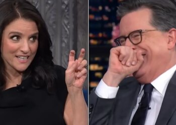 Julia Louis-Dreyfus Gives Colbert A NSFW ‘Veep’ Send-Off, With A Trump Twist