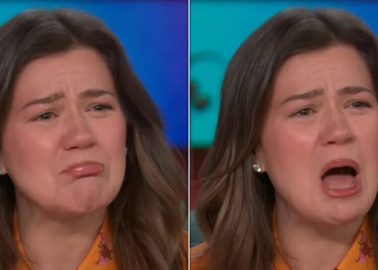 Kelly Clarkson Tears Up As She Discusses Talk Show's End