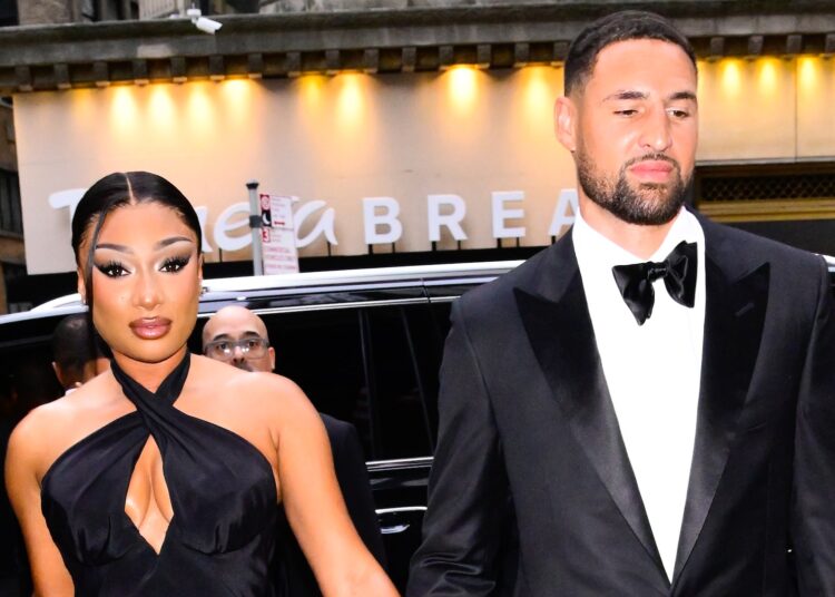 Megan Thee Stallion and Klay Thompson