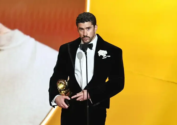 Bad Bunny en los Premios Grammy 2026 en Los Ángeles