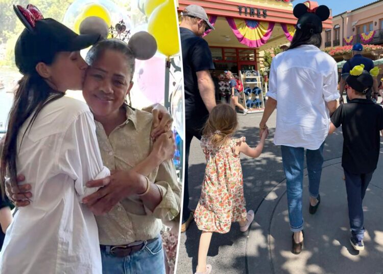 Meghan Markle comparte dulces instantáneas de una celebración familiar en Disneyland