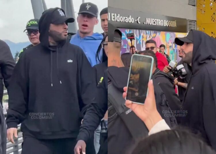 Nicky Jam viajó en TransMilenio en Bogotá y sorprendió a pasajeros