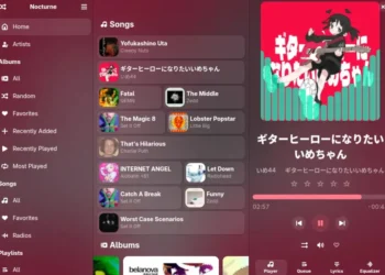 Nocturne es el último reproductor de música de GNOME en llegar a la versión 1.0