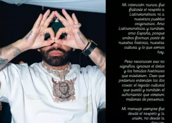 El reguetonero Arcángel se disculpa tras polémicas declaraciones hechas en Madrid sobre la colonización española