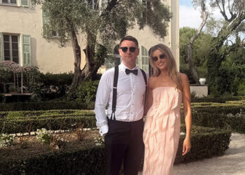 Louise Cooney at Rob Kenny's wedding. Pic: Louise Cooney / Instagram