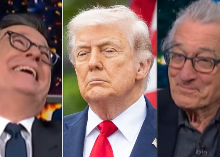 Robert De Niro secuestra uno de los últimos fragmentos de Stephen Colbert con una línea brutal de Trump