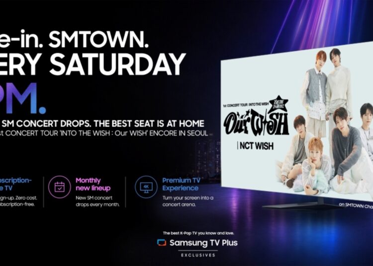 samsung tv plus smtown canal transmite conciertos de k-pop mensualmente