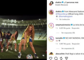 El posteo con el que Shakira anunció la canción oficial del Mundial 2026