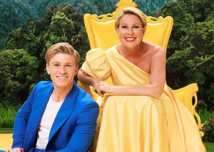 Soy una celebridad, sácame de aquí: programa de televisión Network 10 Axes presentado por Robert Irwin y Julia Morris