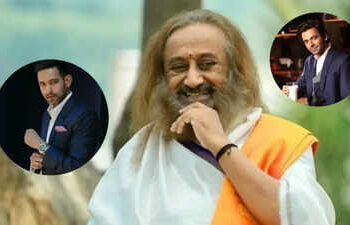 Sri Sri Ravi Shankar conoce a celebridades de Bollywood, Vikrant Massey comparte su experiencia al interpretarlo en 'White'