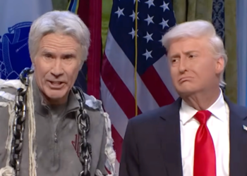 Trump Gets A Visit From Will Ferrell's Jeffrey Epstein In Dark 'SNL' Cold Open