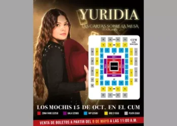 Yuridia en Los Mochis
