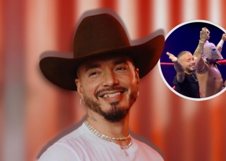 ¡Toda una tradición! J Balvin es captado disfrutando de la lucha libre en México