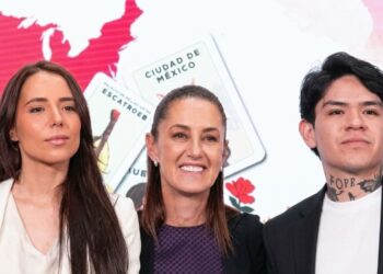 ¿Por qué Majo Aguilar y Junior H estuvieron en La Mañanera?Fama