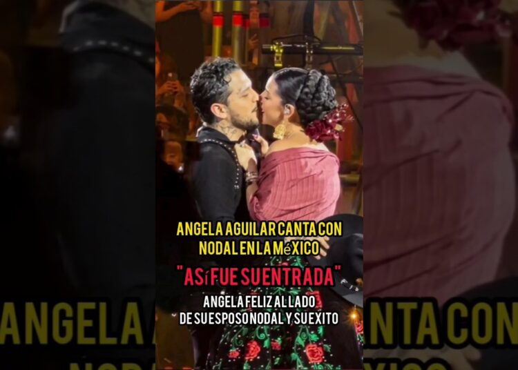 Asi Recibieron a Ángela Aguilar cuando entro a cantar en la México #angelaaguilar #christiannodal