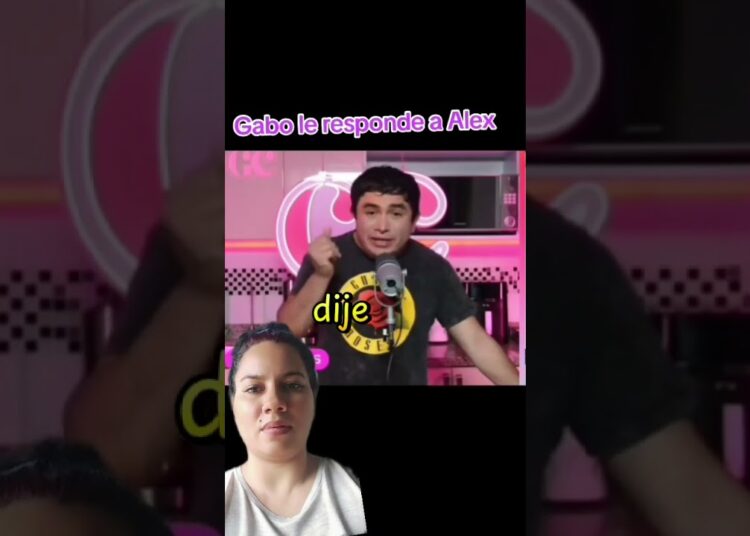 gabo le responde a Alex #farandula #farandula #farandula #chisme