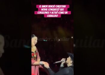 El amor venció christian Nodal conquistó sus corazones y actuó como un caballero
